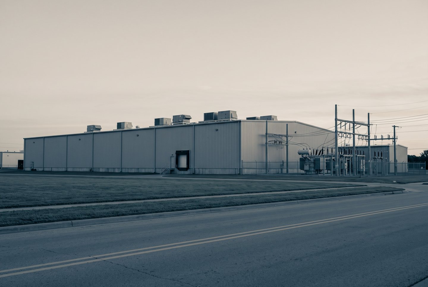 A manufacturing plant with its own switchyard